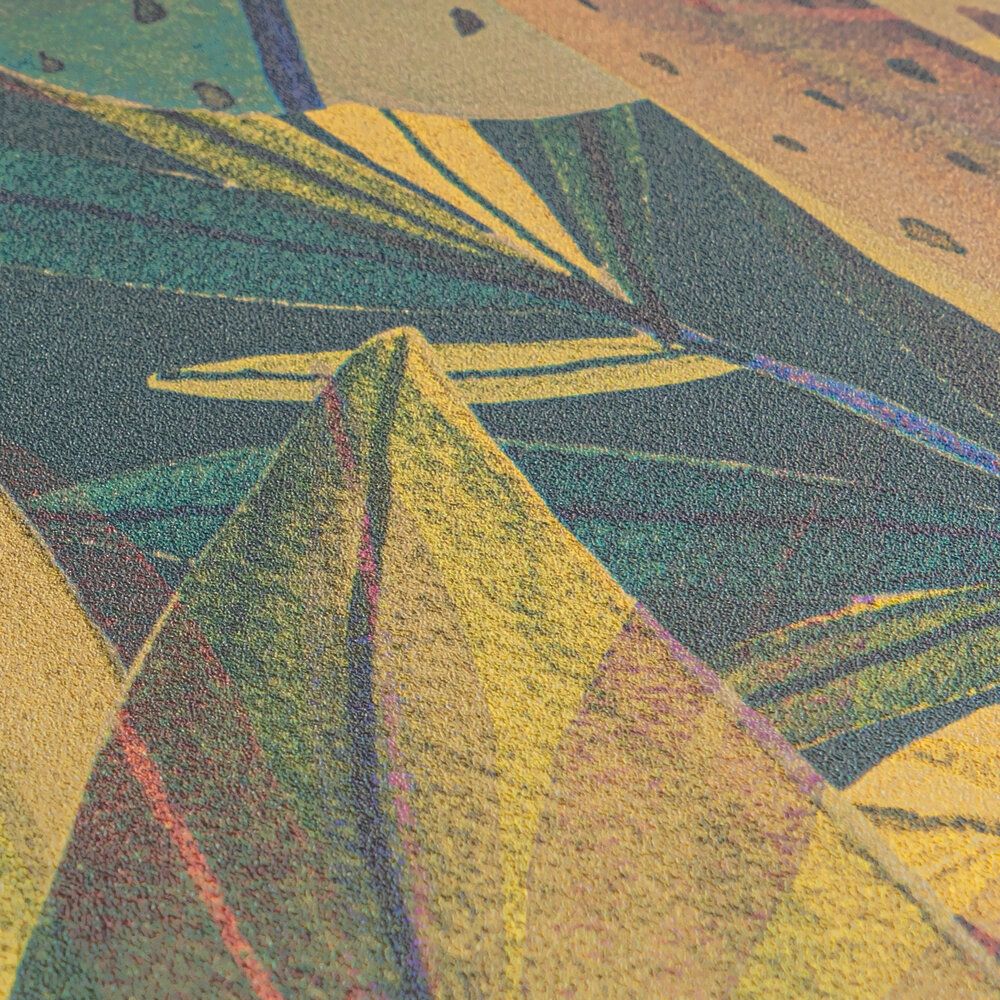 Anna D'Andrea - Golden Canopy botanical wallpaper AS Creation