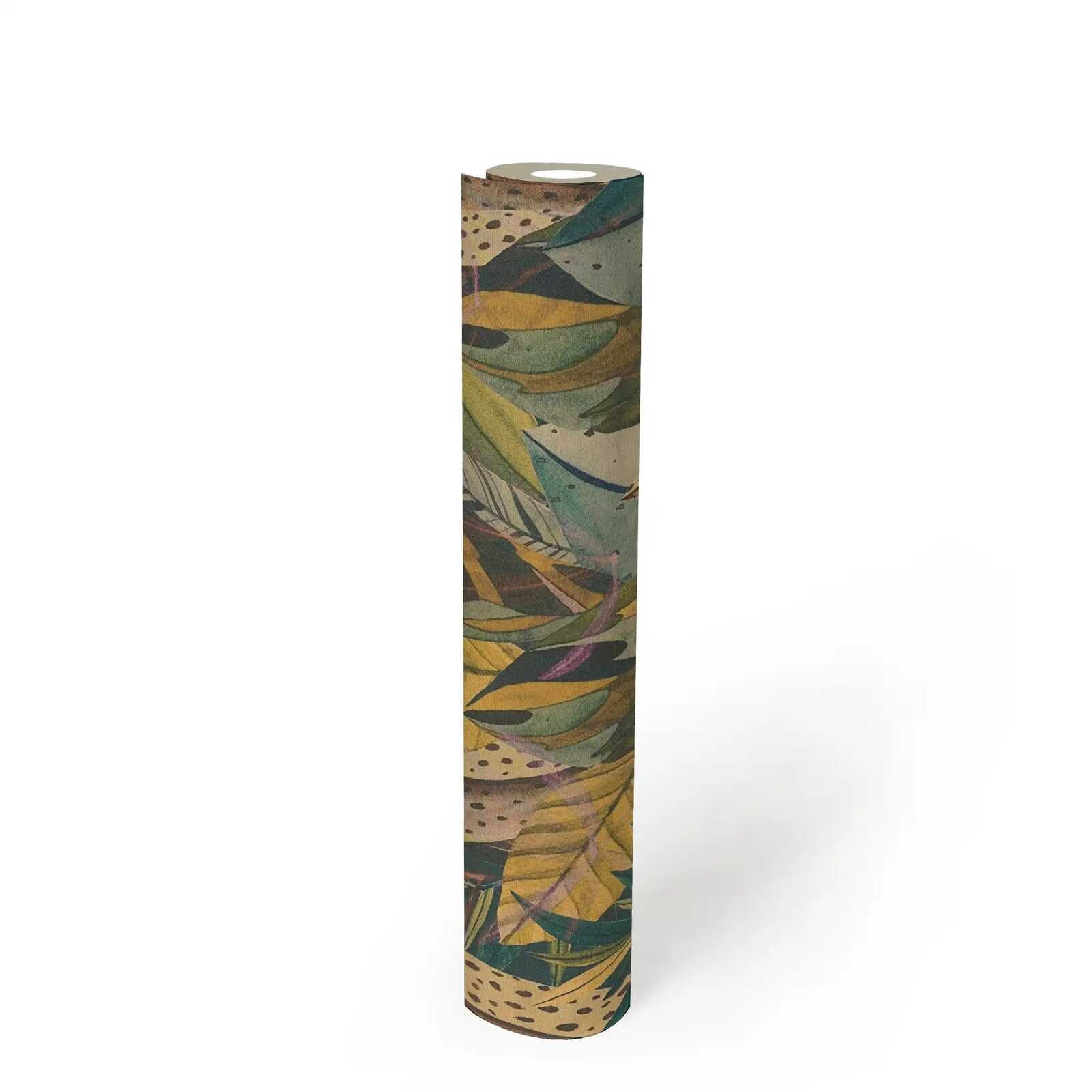 Anna D'Andrea - Golden Canopy botanical wallpaper AS Creation