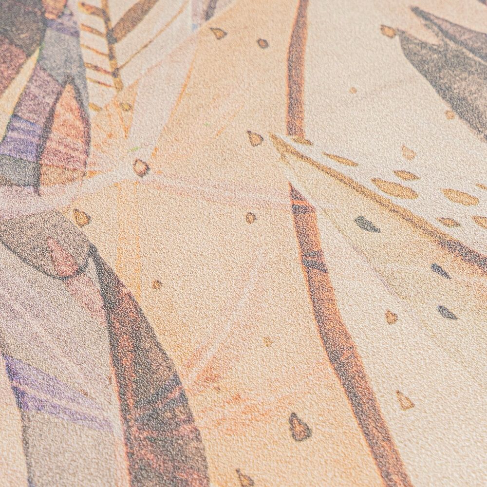 Anna D'Andrea - Golden Canopy botanical wallpaper AS Creation