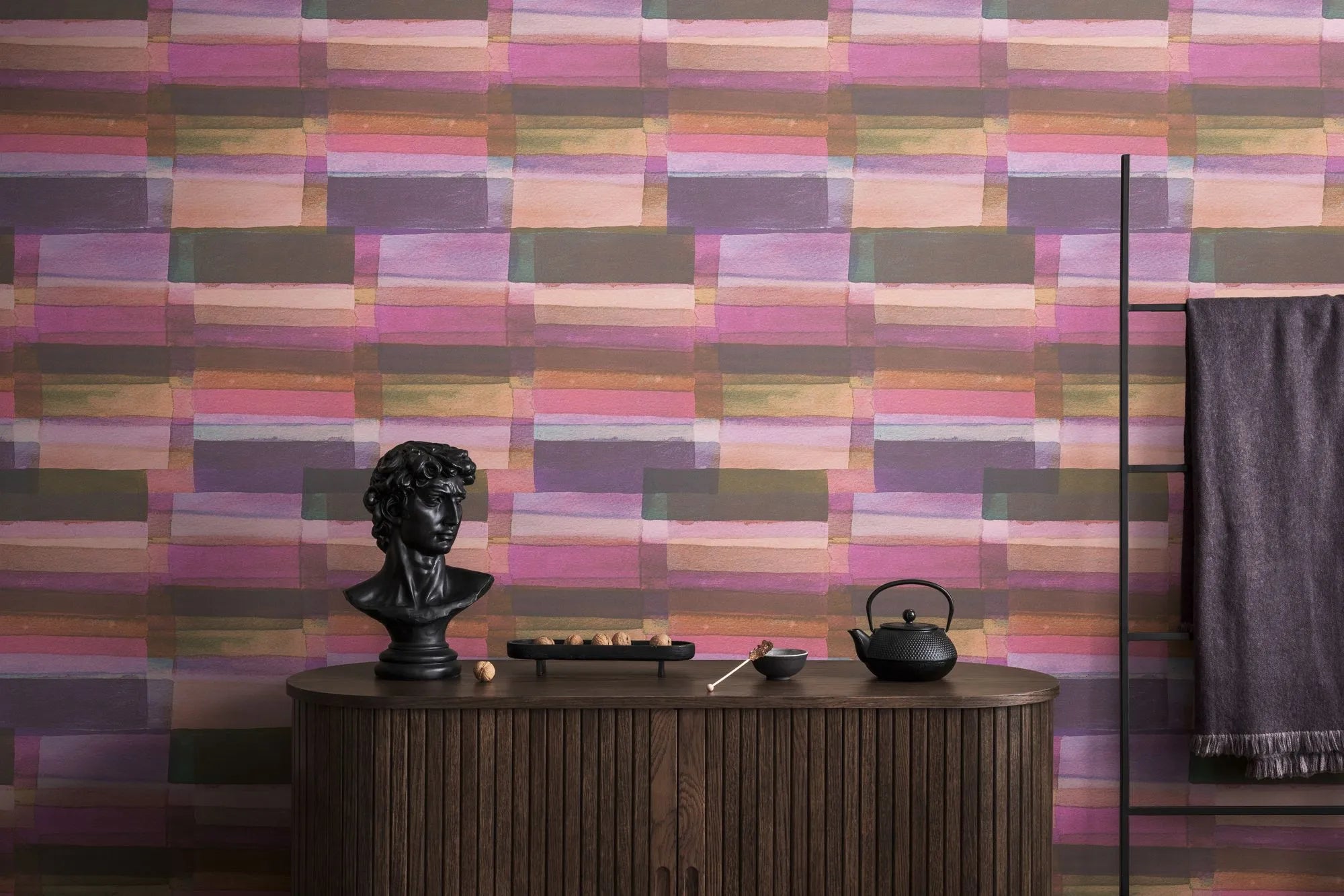 Anna D'Andrea - Painter’s Grid geometric wallpaper AS Creation
