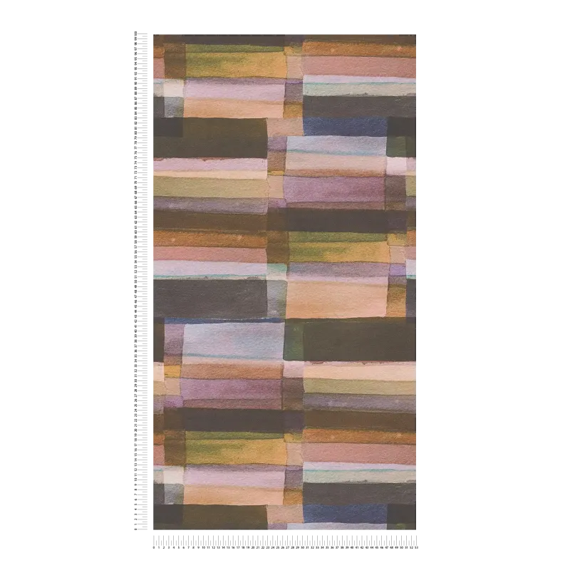 Anna D'Andrea - Painter’s Grid geometric wallpaper AS Creation