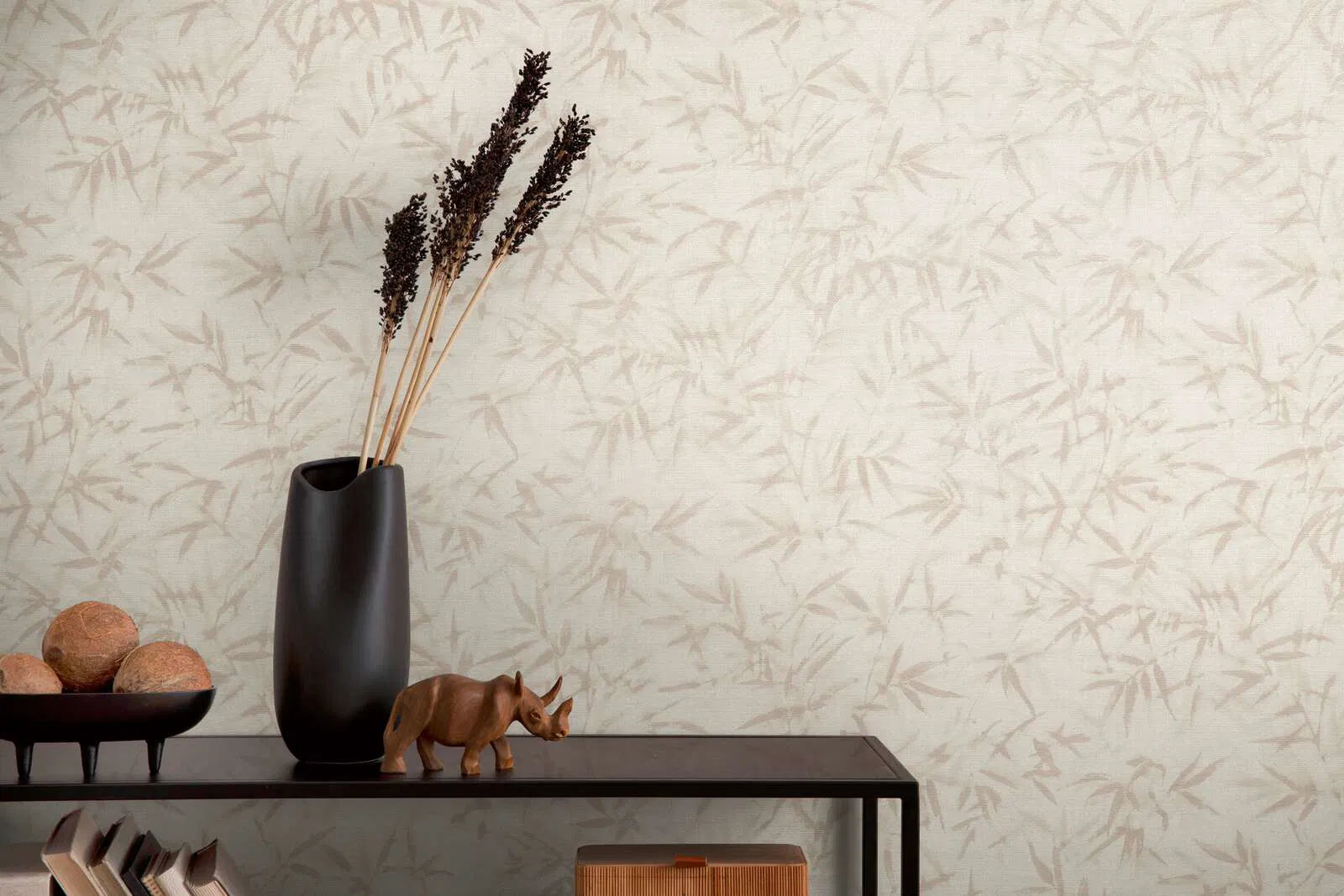 History of Art 2 - Whispering Foliage plain wallpaper AS Creation