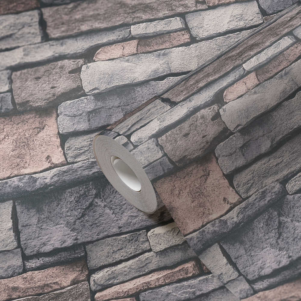 Terra - Stone Wall industrial wallpaper AS Creation    