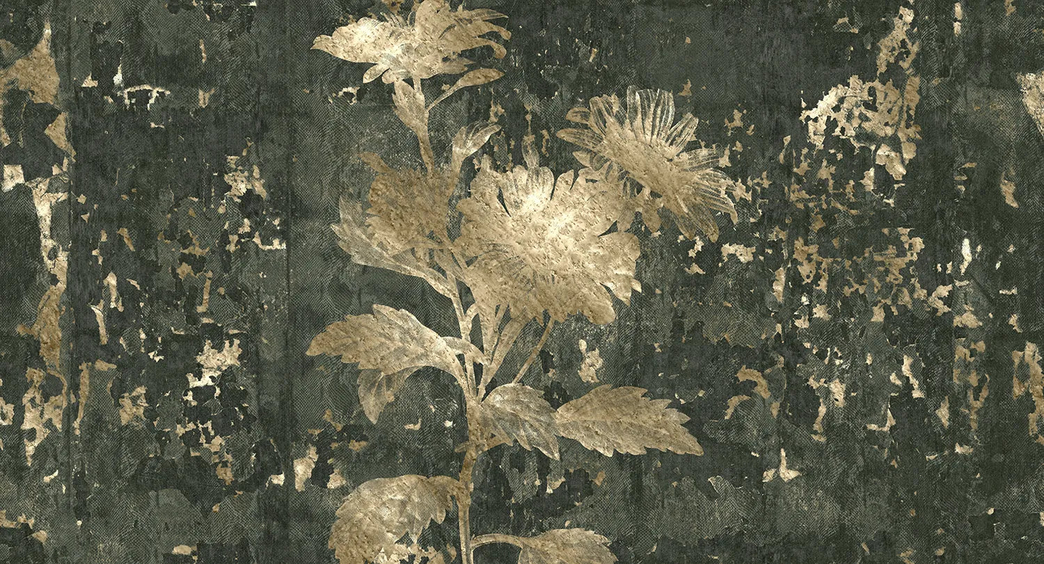 Amber - Mystic digital print Muance Green MU15029