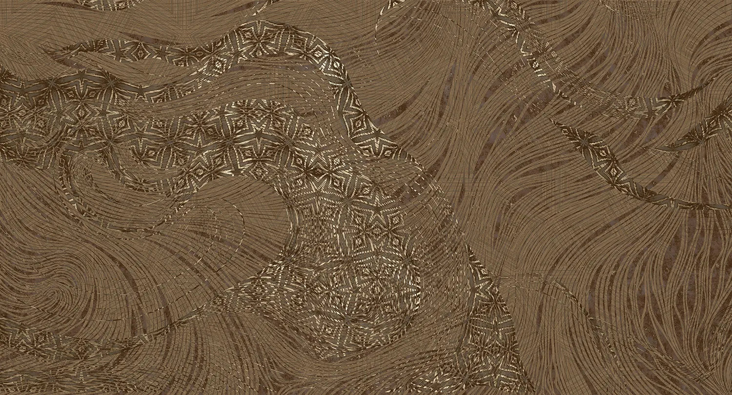 Amber - Mystic Mingle digital print Muance Brown MU15053