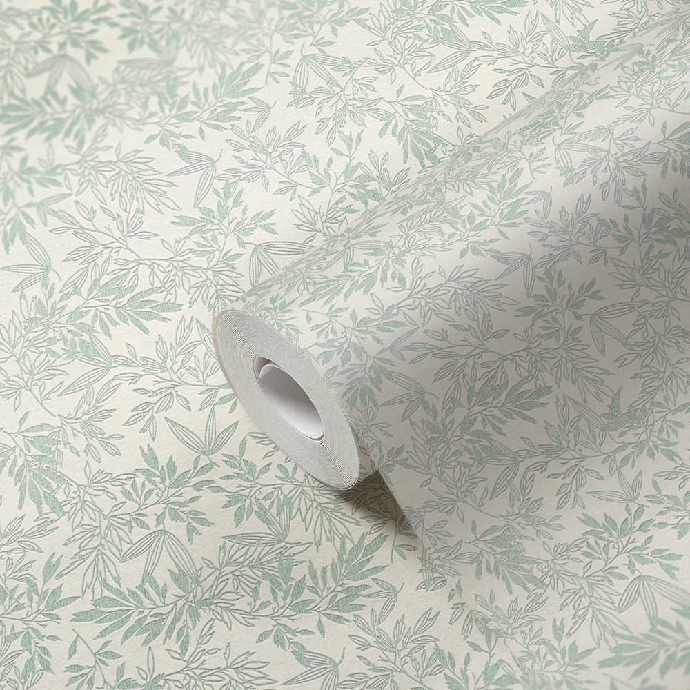 Attractive 2 - Delicate Leaves botanical wallpaper AS Creation    