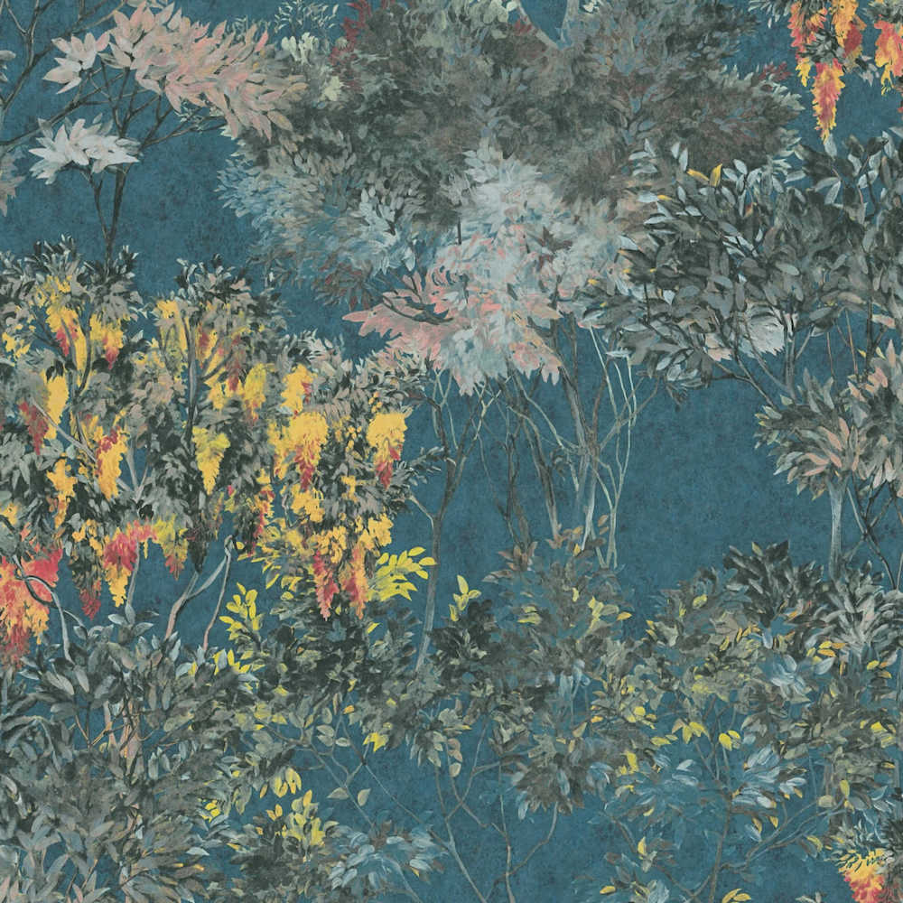 Arcade - Mystery Forest botanical wallpaper AS Creation Roll Black&White  391735