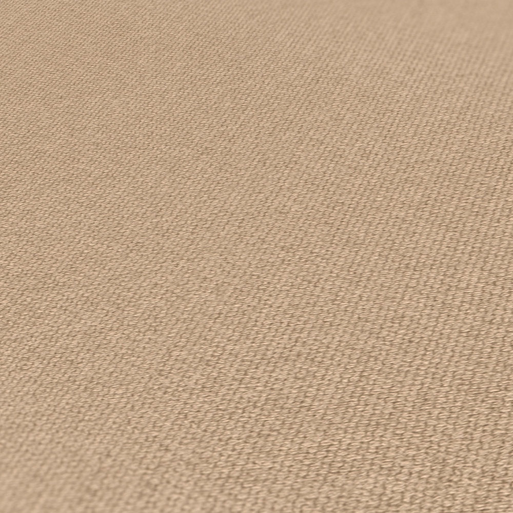 Nara - Fine Basketweave plain wallpaper AS Creation Roll Beige  387443