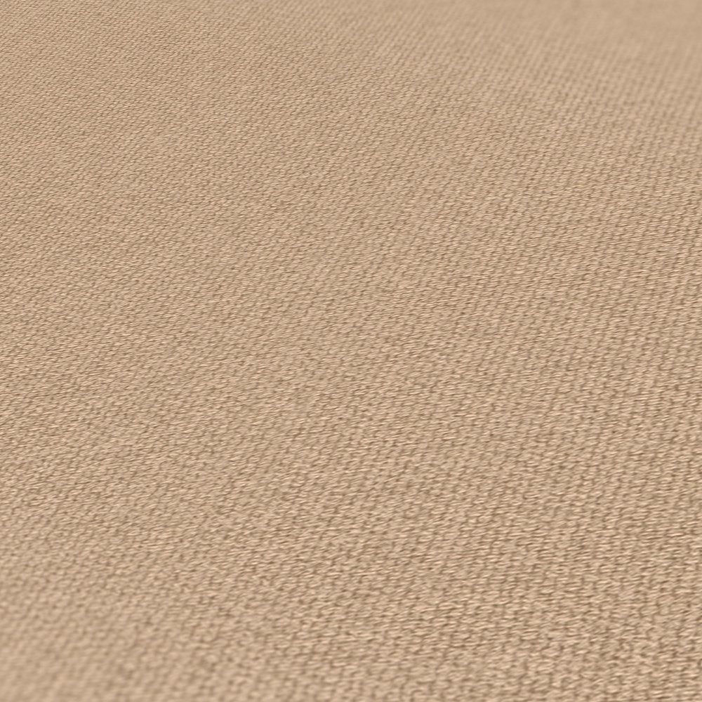Nara - Fine Basketweave plain wallpaper AS Creation Roll Beige  387443