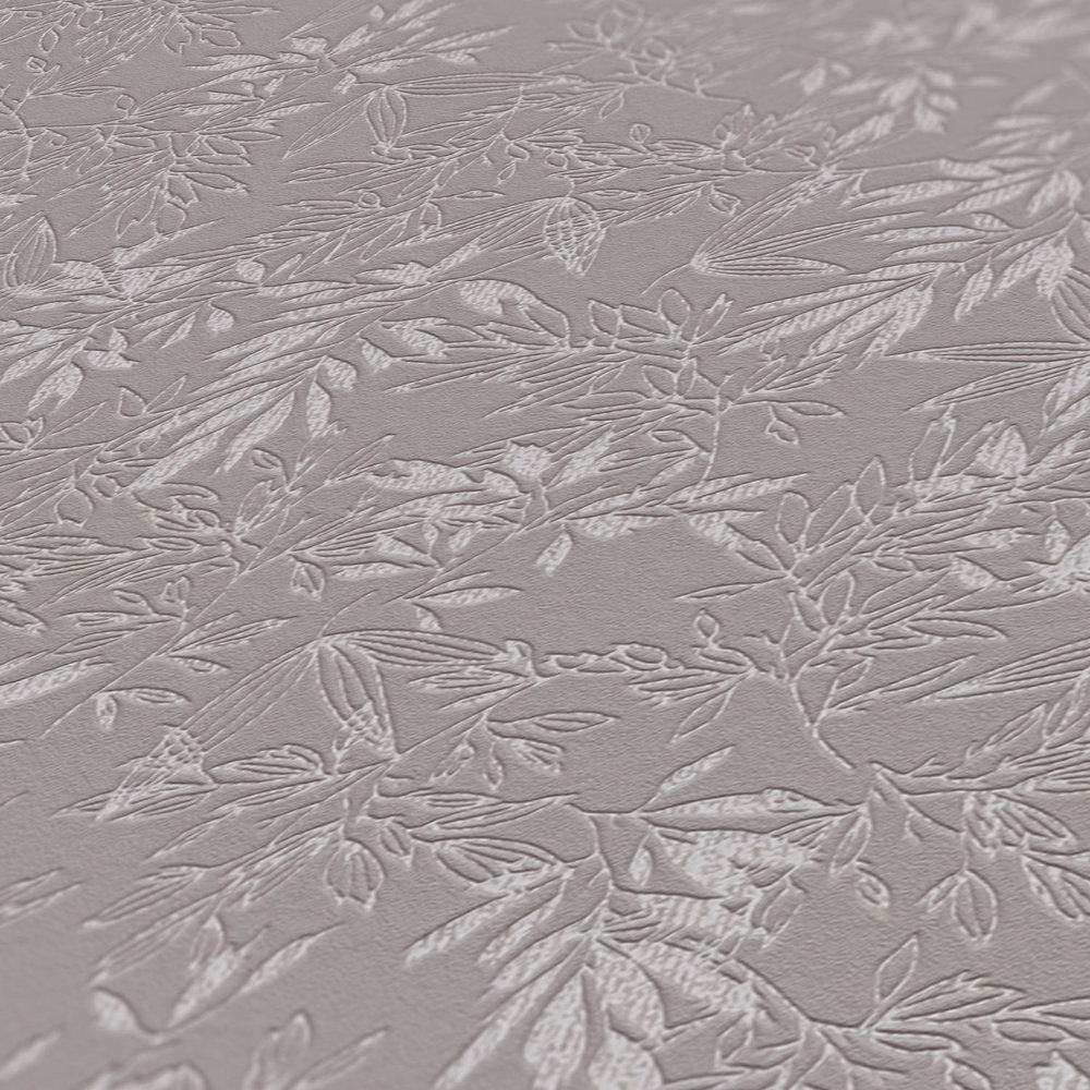 Attractive 2 - Delicate Leaves botanical wallpaper AS Creation    