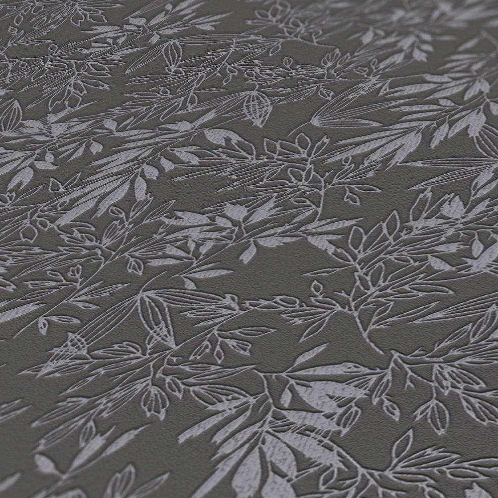 Attractive 2 - Delicate Leaves botanical wallpaper AS Creation    