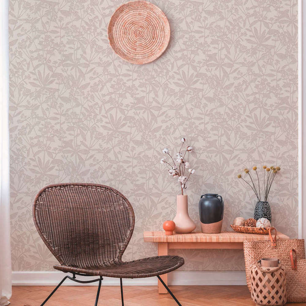 Terra - Floral Leaves botanical wallpaper AS Creation    