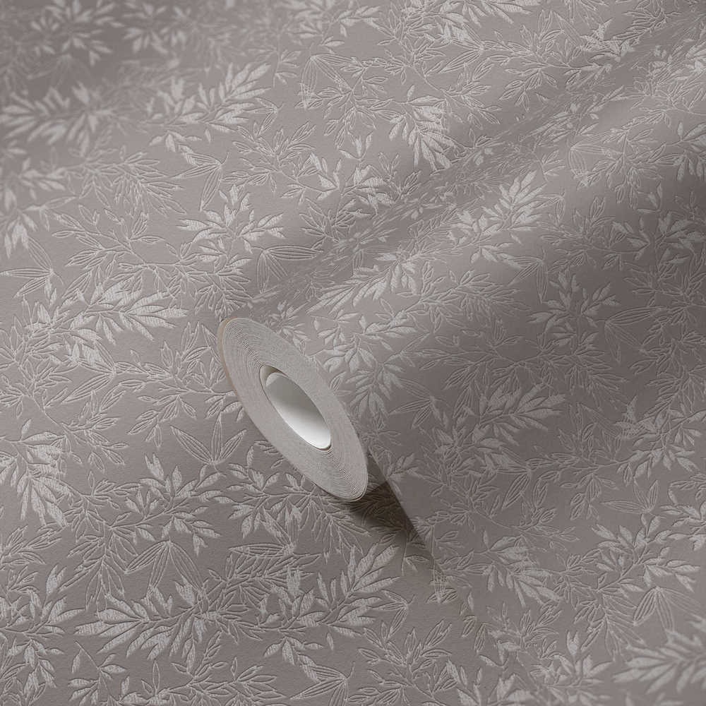 Attractive 2 - Delicate Leaves botanical wallpaper AS Creation    