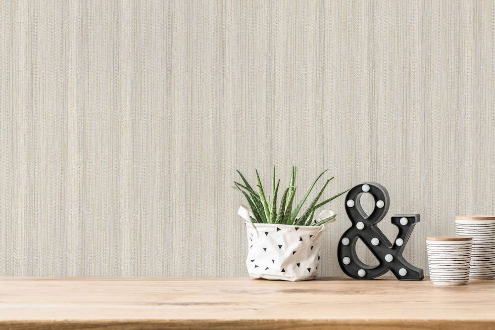 Attractive 2 - Woven Metallic bold wallpaper AS Creation    