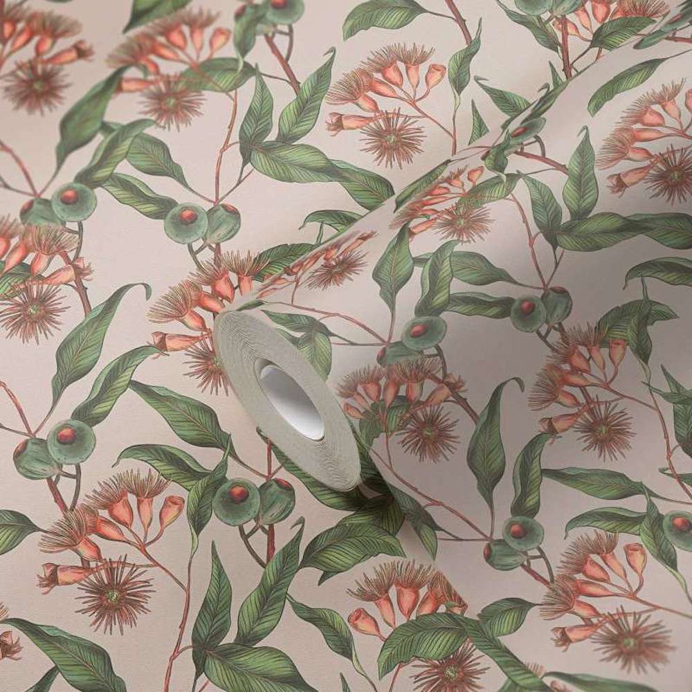 Drawn Into Nature - Leaves & Flowers botanical wallpaper AS Creation    