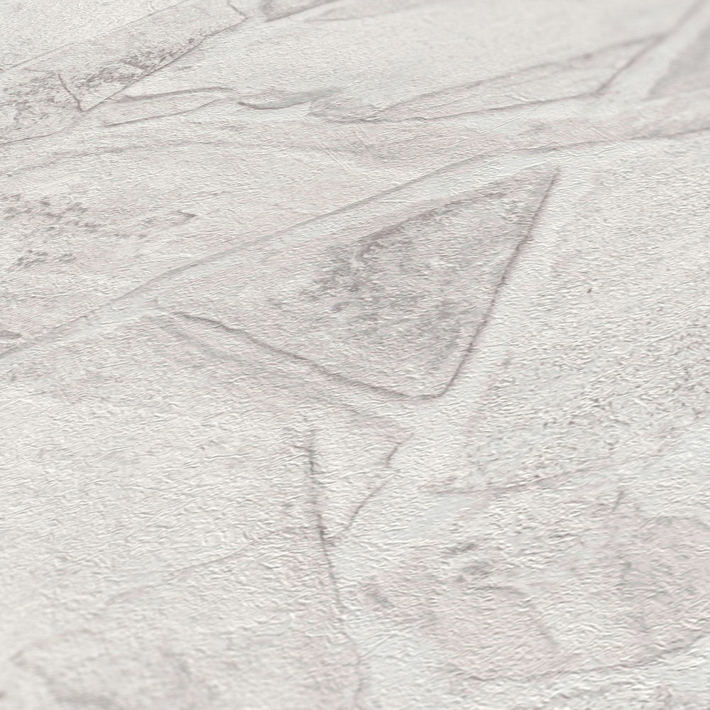 Terra -  Crazy Pavers Wall industrial wallpaper AS Creation    