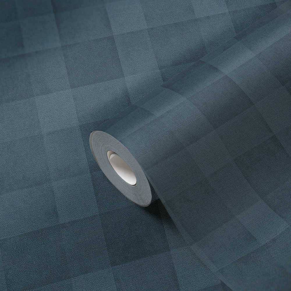 Natural Living - Cosy Check geometric wallpaper AS Creation    