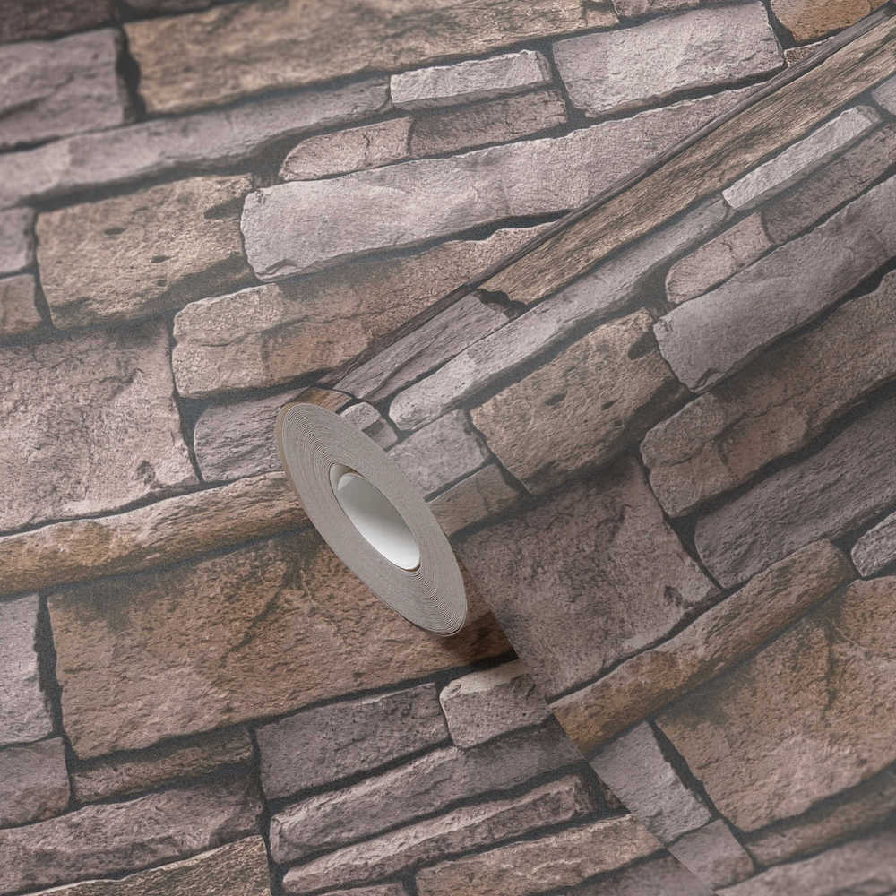 Terra - Stone Wall industrial wallpaper AS Creation    