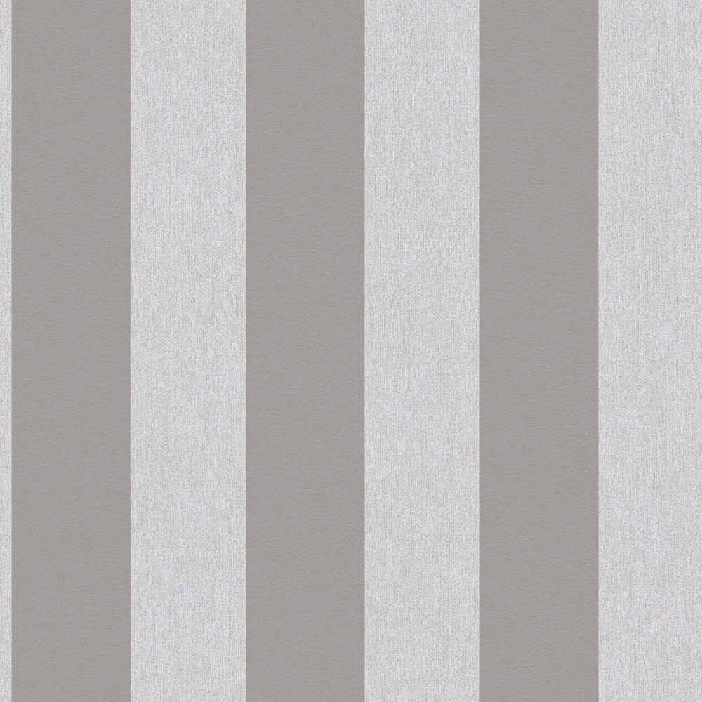 Attractive 2 - Broad Stripe stripe wallpaper AS Creation Roll Grey  390293
