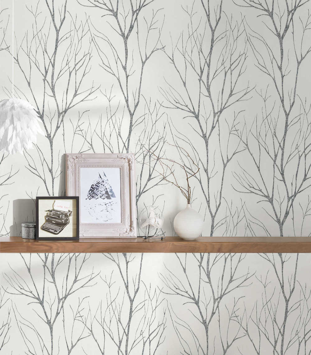 Attractive 2 - Tree Motif botanical wallpaper AS Creation