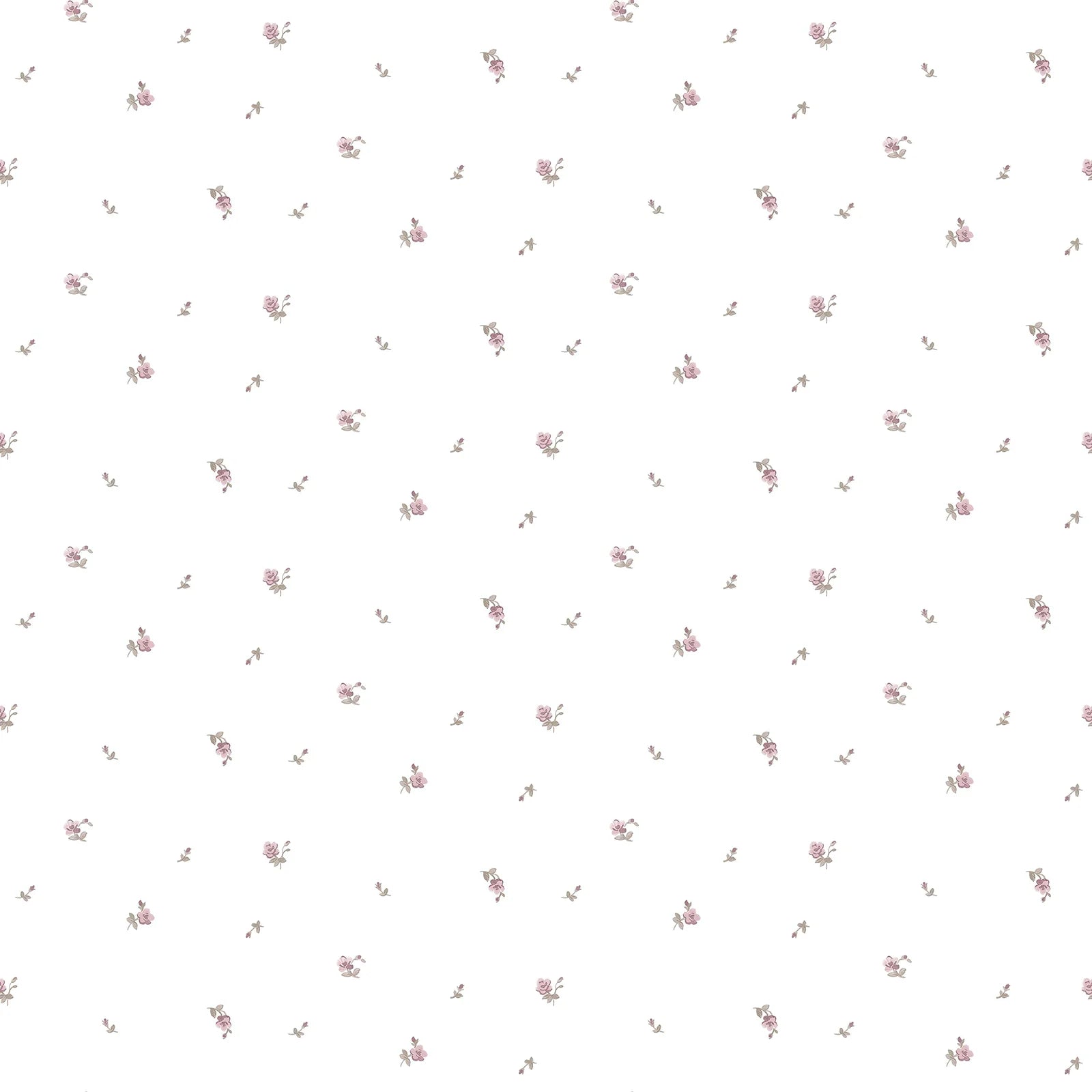 Fiori Country - Posy botanical wallpaper Parato Roll Pink 12341