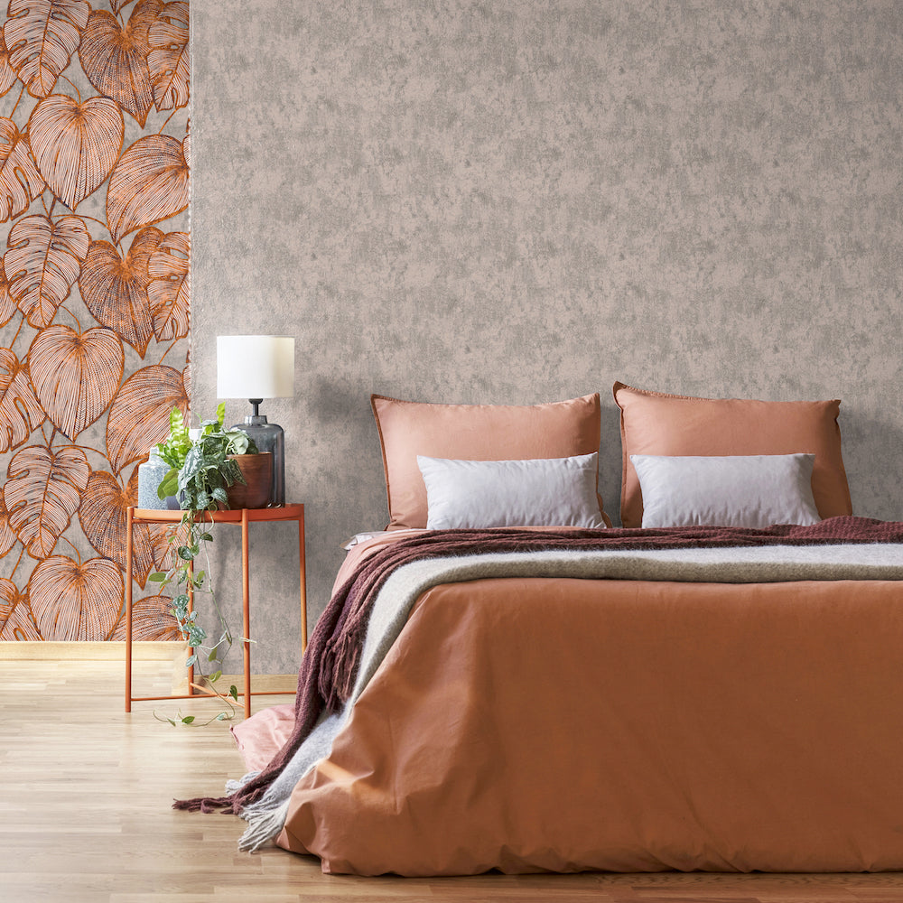 Julie Feels Home - Monstera Plain plain wallpaper Hohenberger    