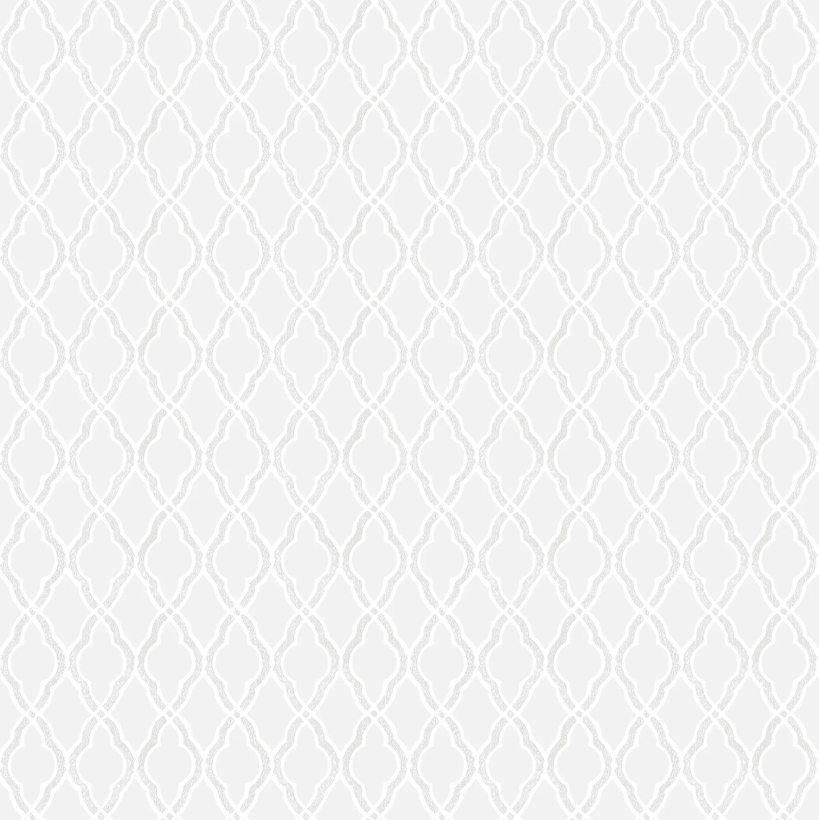 Thema - Eclat damask wallpaper Parato Roll White 28831