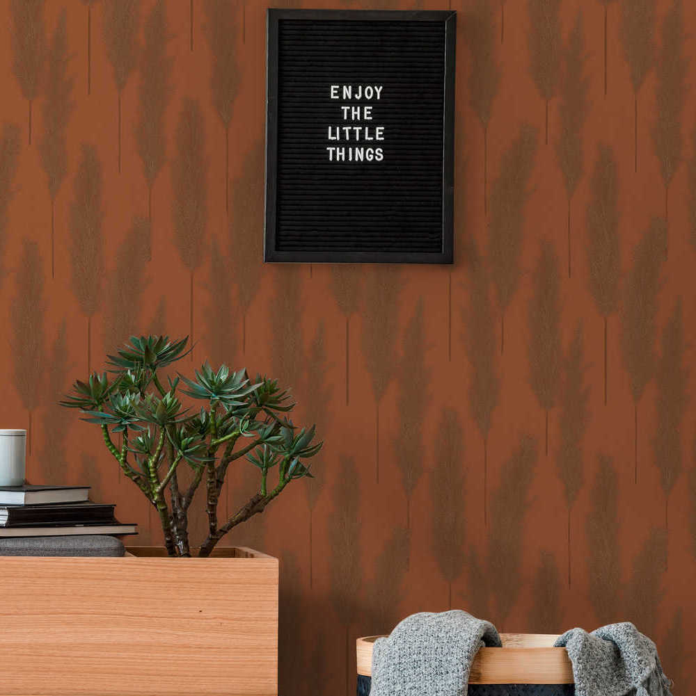 Hygge 2 -  Pampas Grass botanical wallpaper AS Creation    