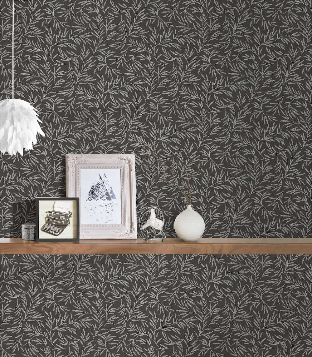 Alpha - Metallic Botanical botanical wallpaper AS Creation    