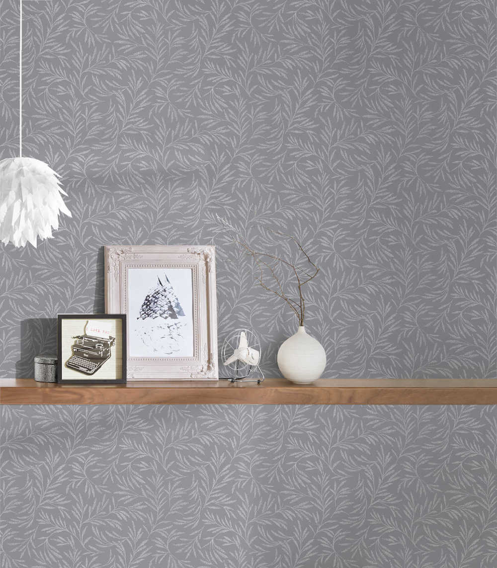 Alpha - Metallic Botanical botanical wallpaper AS Creation    