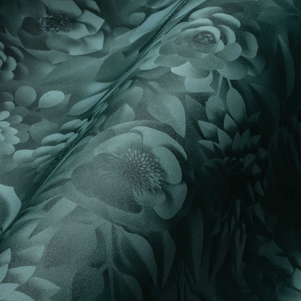 Pint Walls -  3D Effect Roses botanical wallpaper AS Creation    