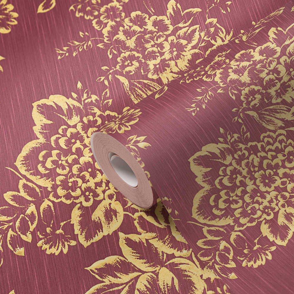 Metallic Silk textile wallpaper AS Creation    