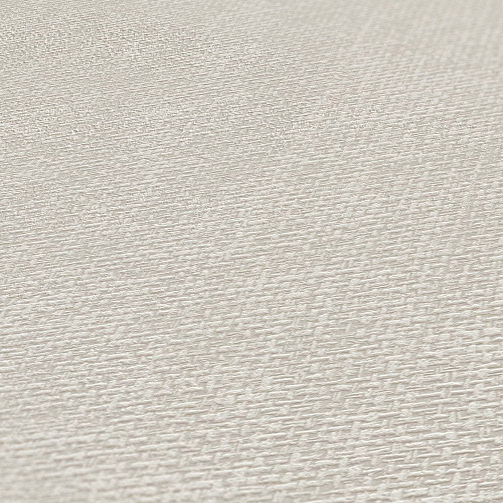 Hygge 2 - Wider Grasscloth Look plain wallpaper AS Creation    