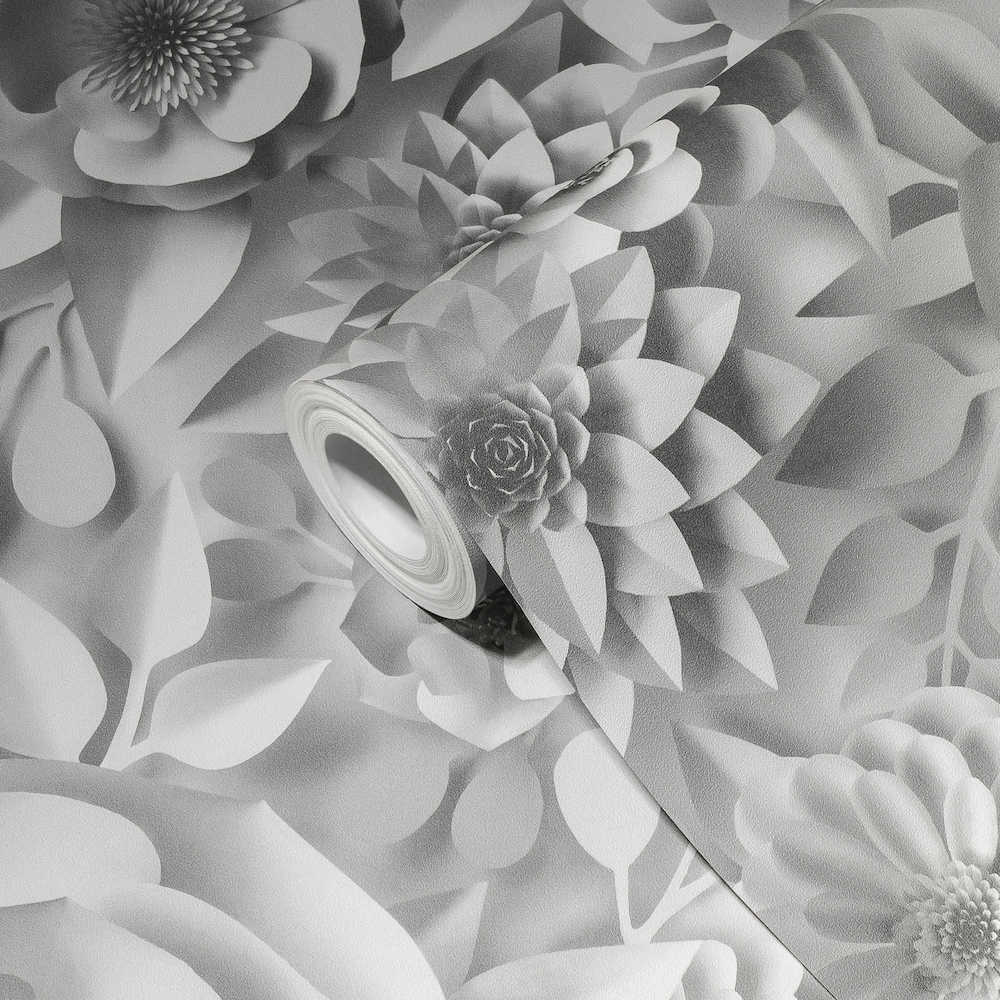 Pint Walls -  3D Effect Roses botanical wallpaper AS Creation    