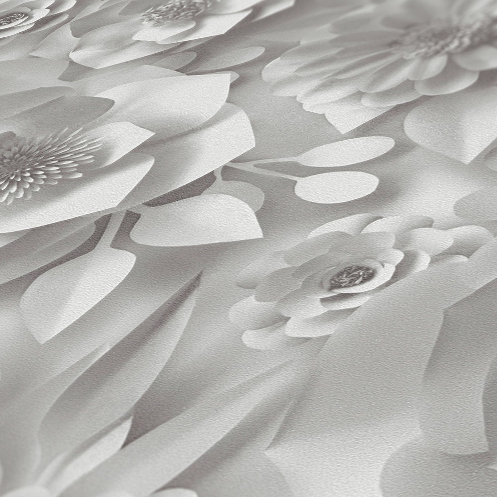 Pint Walls -  3D Effect Roses botanical wallpaper AS Creation    