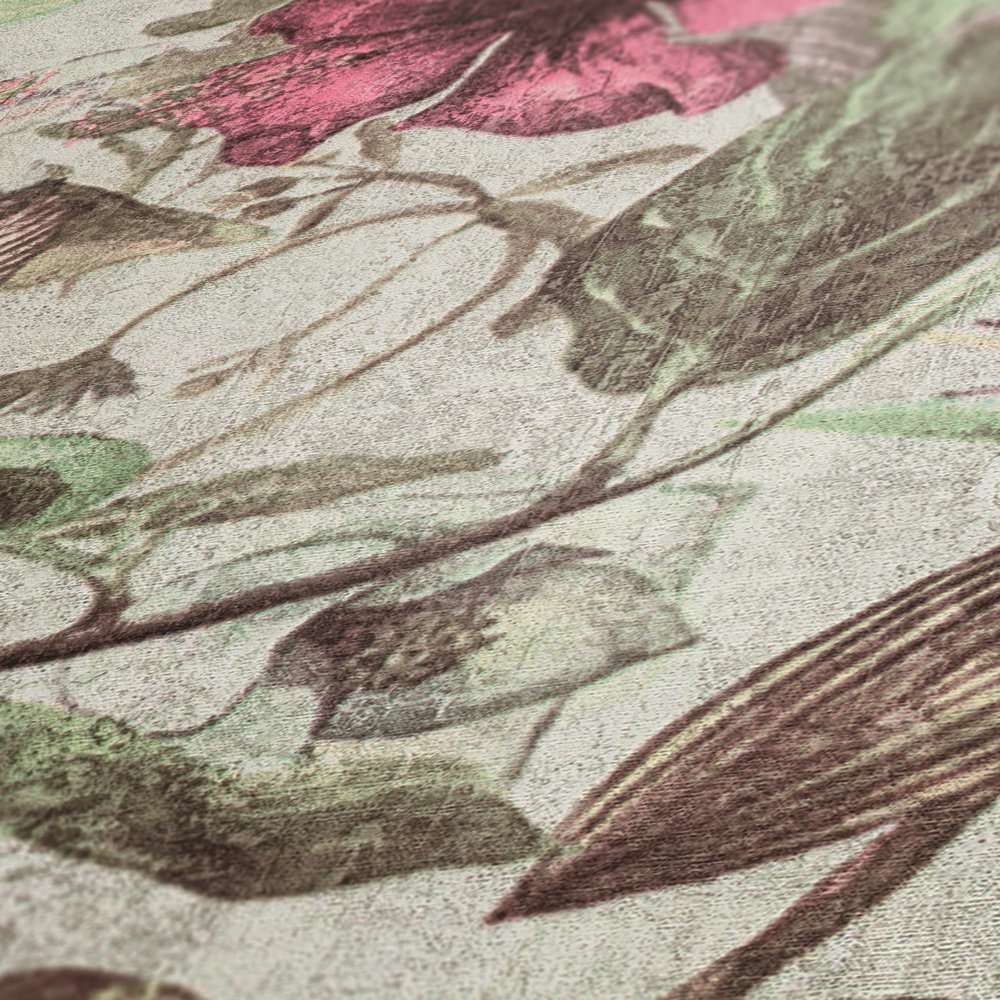 Greenery - Floral Frenzy botanical wallpaper AS Creation    