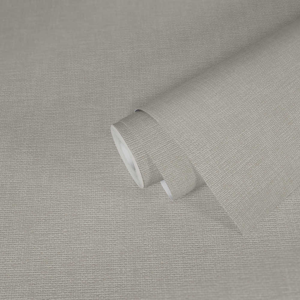 Hygge 2 - Wider Grasscloth Look plain wallpaper AS Creation    