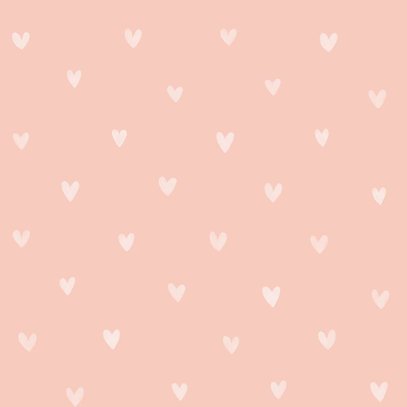 #FAB - Love Hearts kids wallpaper Esta Roll Pink  128831