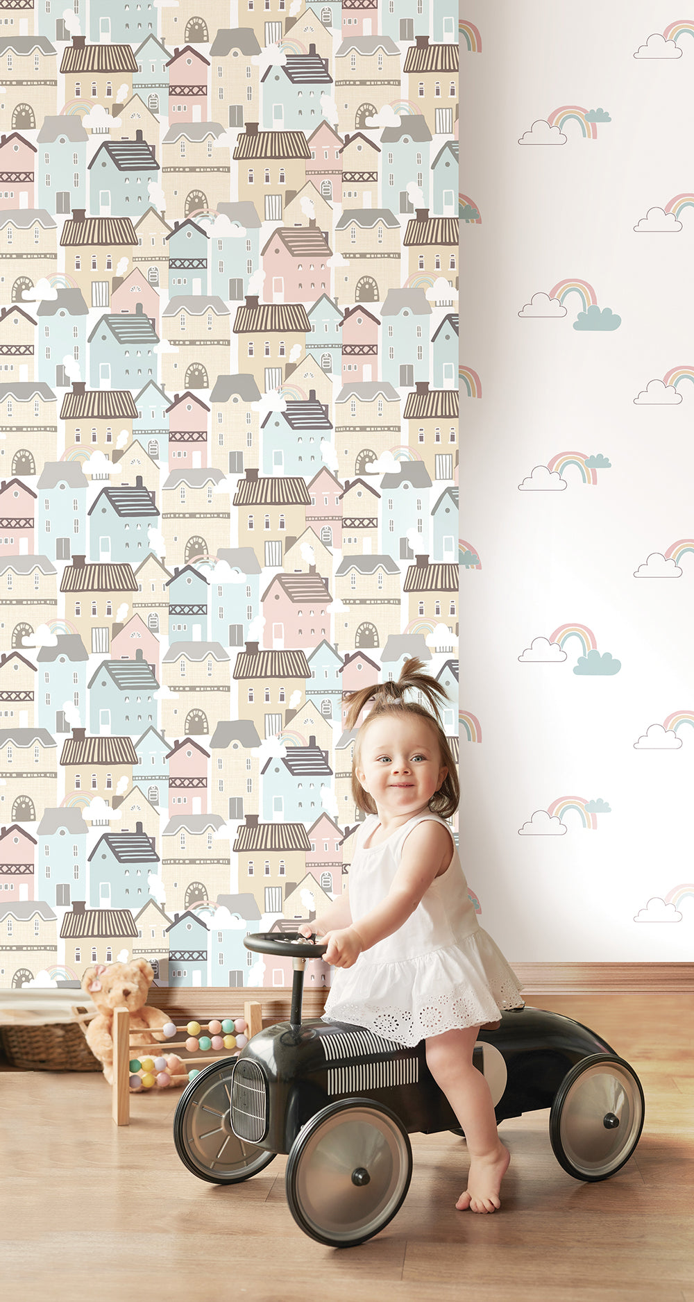 Mondo Baby - Little Town kids wallpaper Parato    