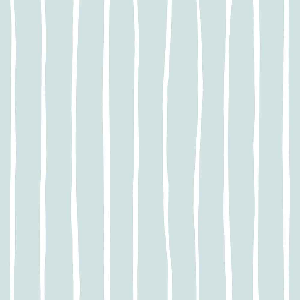 Mondo Baby - Wavy Stripe kids wallpaper Parato Roll Blue  13074