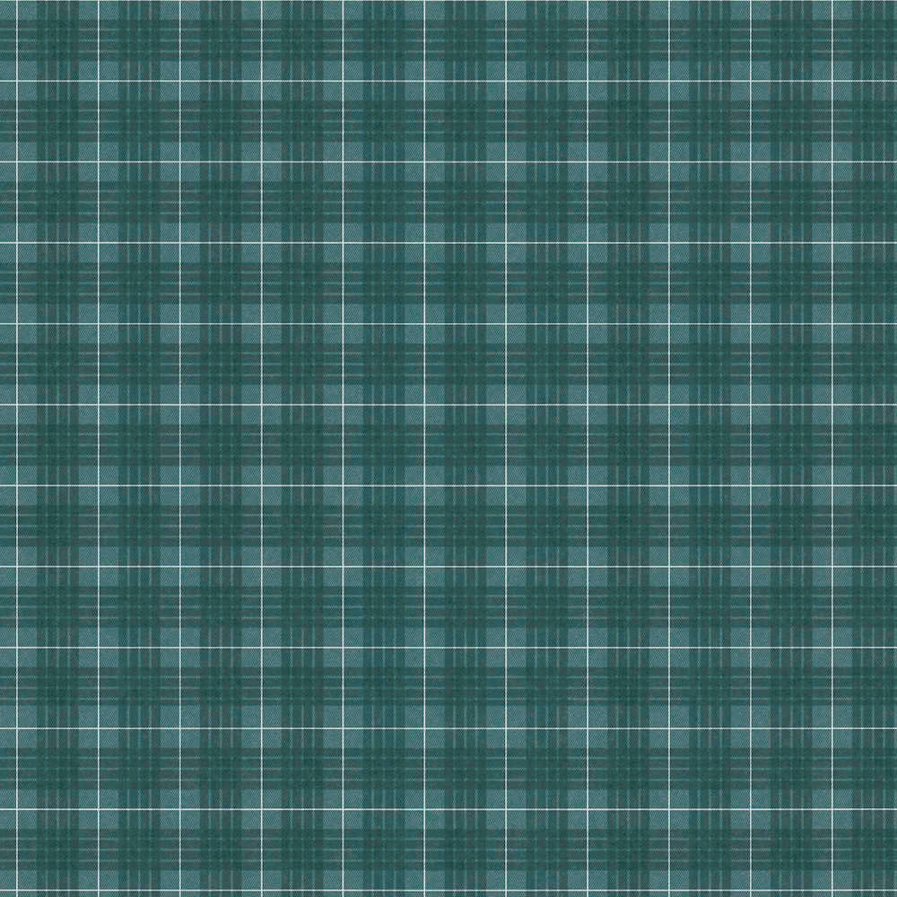 Art of Eden - Checkered Flannel geometric wallpaper AS Creation Roll Green  390644