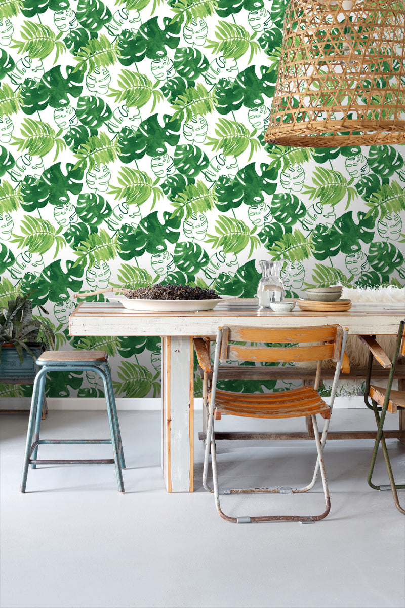 Greenhouse botanical wallpaper Esta    
