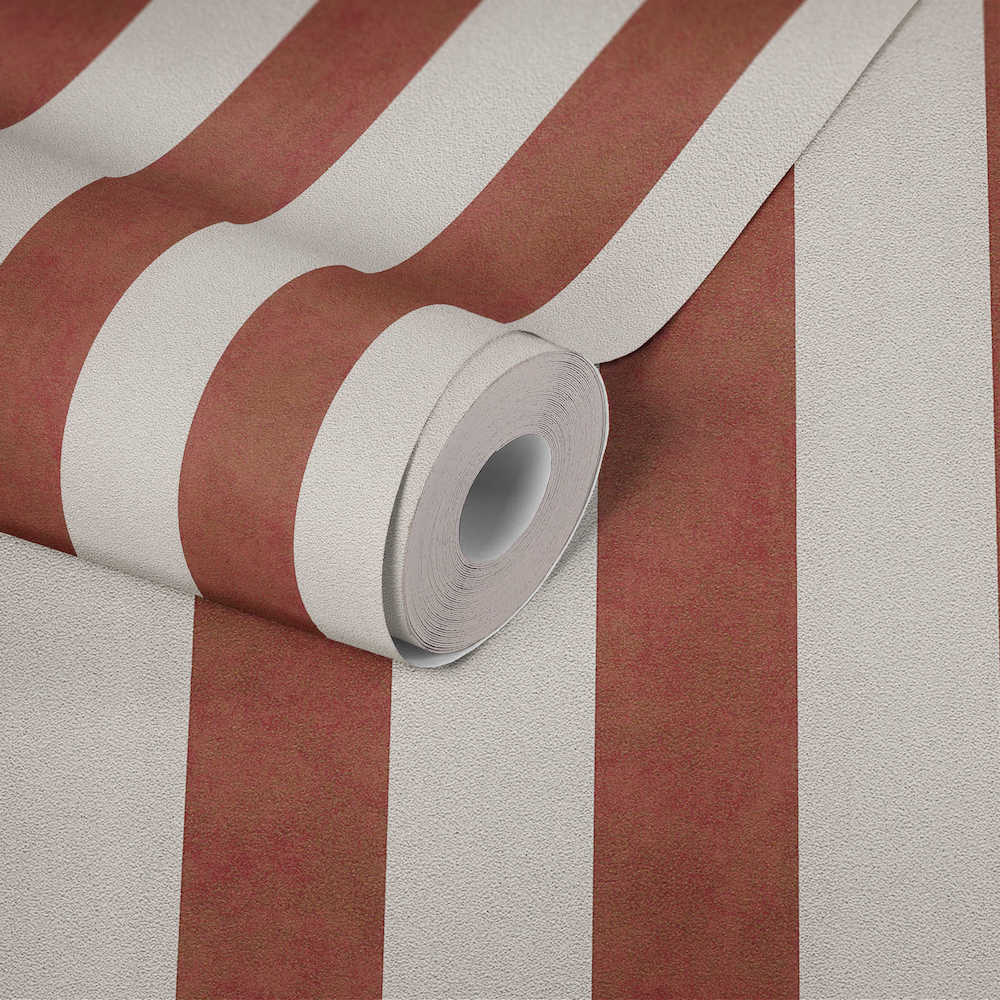 Trendwall - Hamptons Lustrous Stripe stripe wallpaper AS Creation    