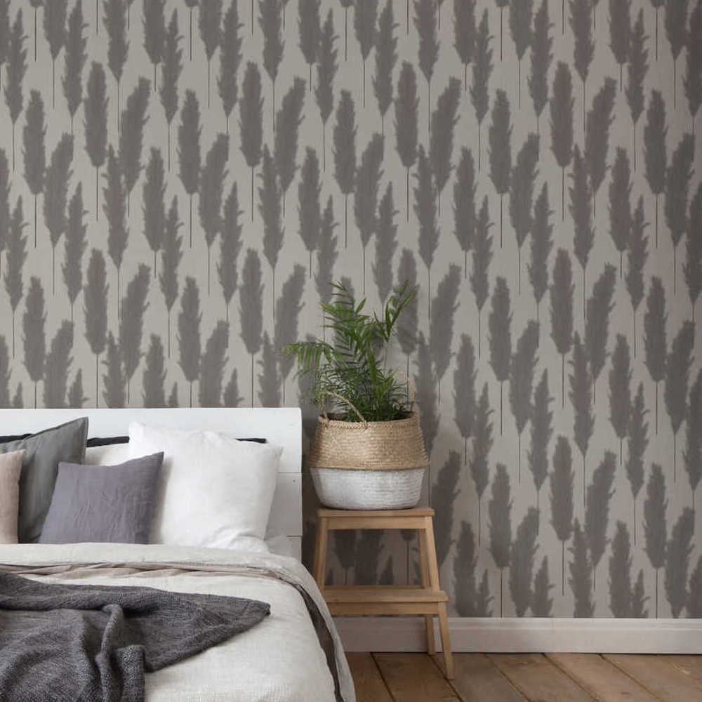 Hygge 2 -  Pampas Grass botanical wallpaper AS Creation    