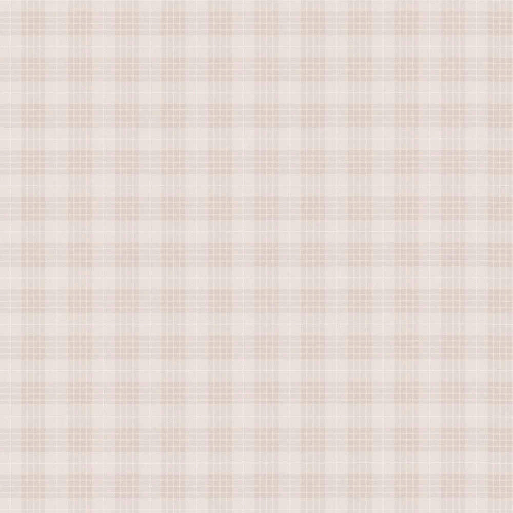 Art of Eden - Checkered Flannel geometric wallpaper AS Creation Roll Light Beige  390645