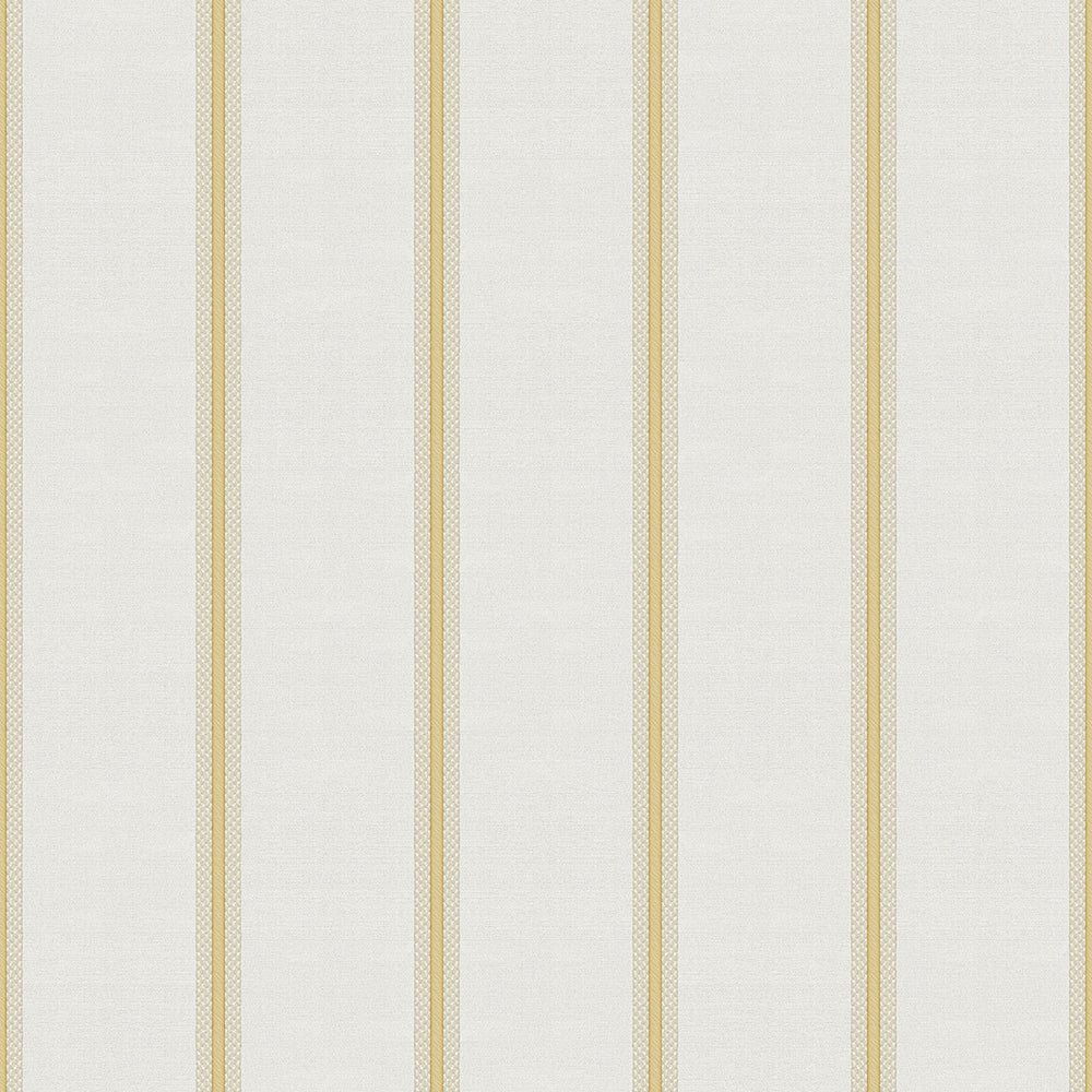 Vintage - Pin Stripe stripe wallpaper Parato Roll Beige  25763