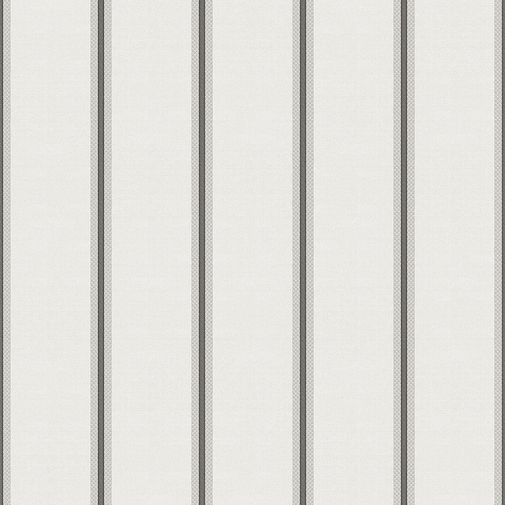 Vintage - Pin Stripe stripe wallpaper Parato Roll Grey  25769