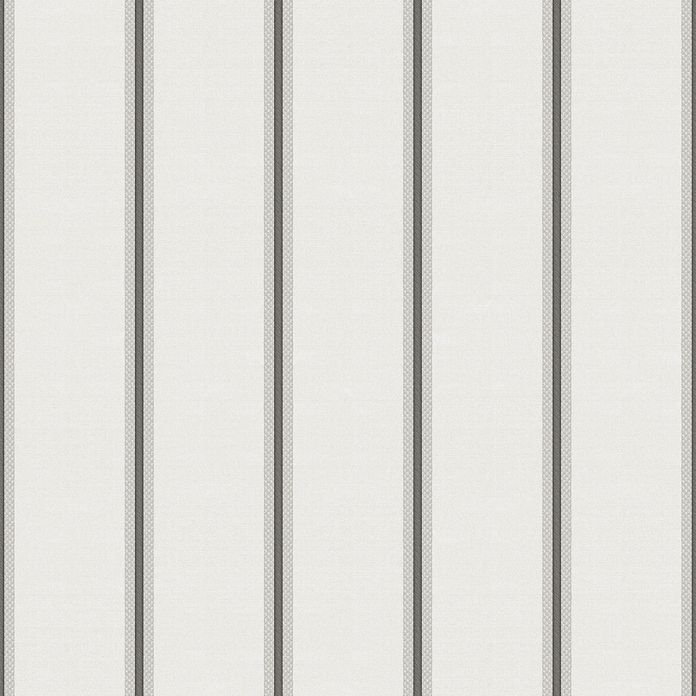 Vintage - Pin Stripe stripe wallpaper Parato Roll Grey  25769
