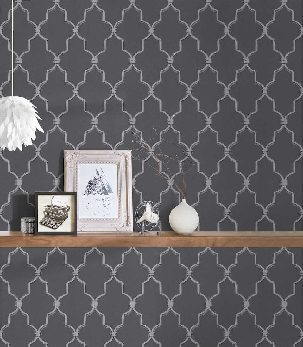 Michalsky 3 - Triumphant Trelliage geometric wallpaper AS Creation    