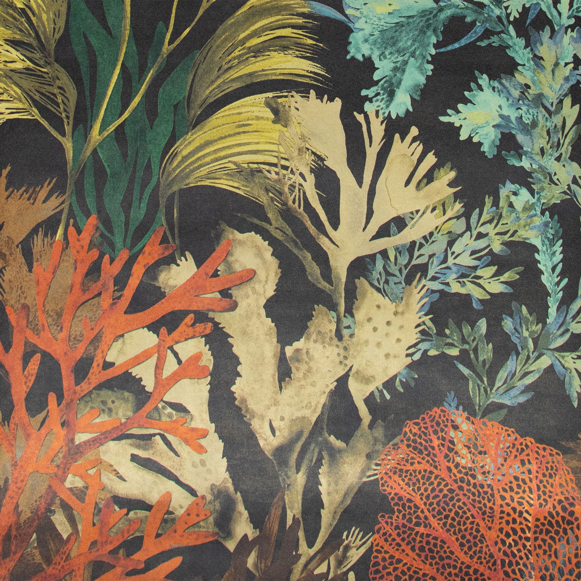 Tropical Dream - Bora Bora botanical wallpaper Hohenberger Roll Black  26737